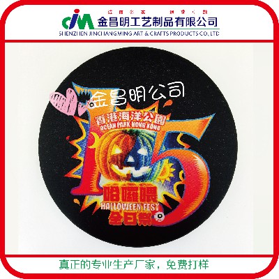 精品包裝卡通馬口鐵胸章 英雄聯(lián)盟游戲徽章訂制 湖南電視臺徽章