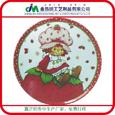 金昌明品牌 專業(yè)定制印鐵杯墊 廠家批發(fā)定做 印鐵徽章