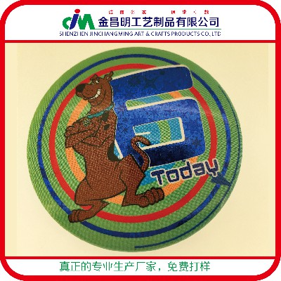 卡通狗 數(shù)字動(dòng)物徽章 鐳射襟章