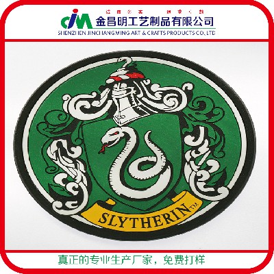 pvc軟膠商務(wù)廣告商標(biāo)logo杯墊 滴膠工藝品 外貿(mào)高檔精美禮物贈品