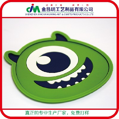 非透明pvc滴膠卡通動物貓咪軟橡膠墊 pvc外貿(mào)3d浮雕環(huán)保吊牌定制