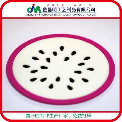 方形雪花簡約pvc杯墊非透明pvc飾品定制 pvc工藝品汽車掛件批發(fā)