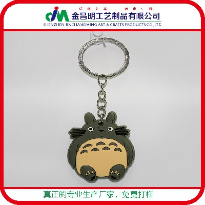 幼兒卡通禮物贈品定制 公司專業(yè)制作外貿(mào)環(huán)保pvc軟膠墊|鑰匙扣