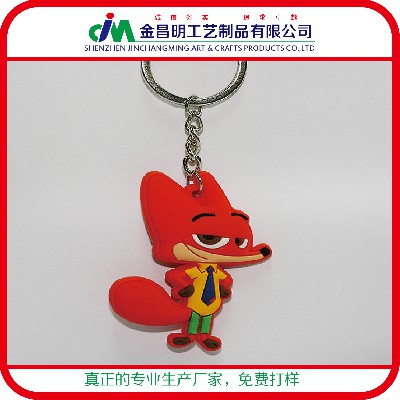 3D廣告LOGO字母商標服裝標志定做  pvc軟膠dnf鑰匙扣軟膠贈品定制