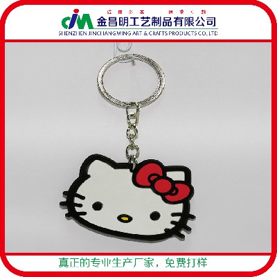 工廠專業(yè)定制汽車pvc軟膠情侶鑰匙扣手機掛件 活動促銷小禮物贈品