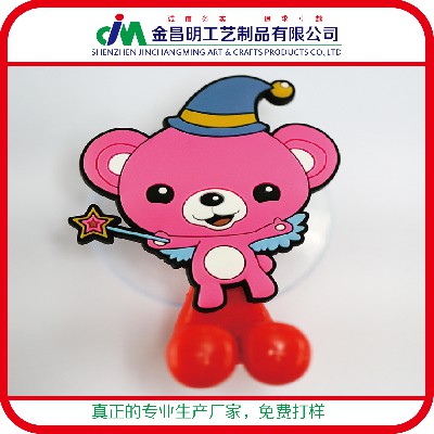 【新品】定制pvc軟膠浴室吸盤 卡通創(chuàng)意環(huán)保鑰匙圈廠家定做批發(fā)