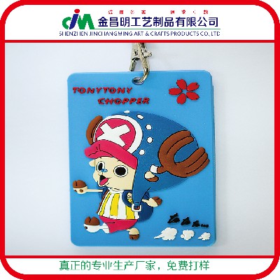 pvc軟膠行李牌 迷你浮雕車型鑰匙扣 卡通可愛(ài)海賊王動(dòng)漫環(huán)保定做