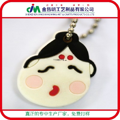 PVC軟膠卡通動漫公仔創(chuàng)意車型情侶鑰匙扣 定做冰箱貼滴膠環(huán)保禮品