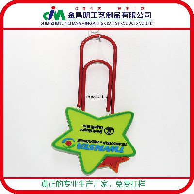 pvc軟膠制品書(shū)簽 日本外貿(mào)單 卡通精美禮物贈(zèng)品滴膠工藝制品定做
